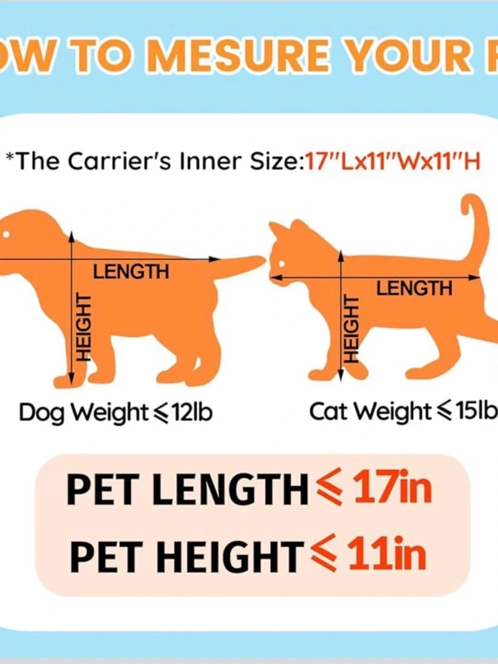 Portable Black Soft-Sided Cat Carrier with Mesh Panels